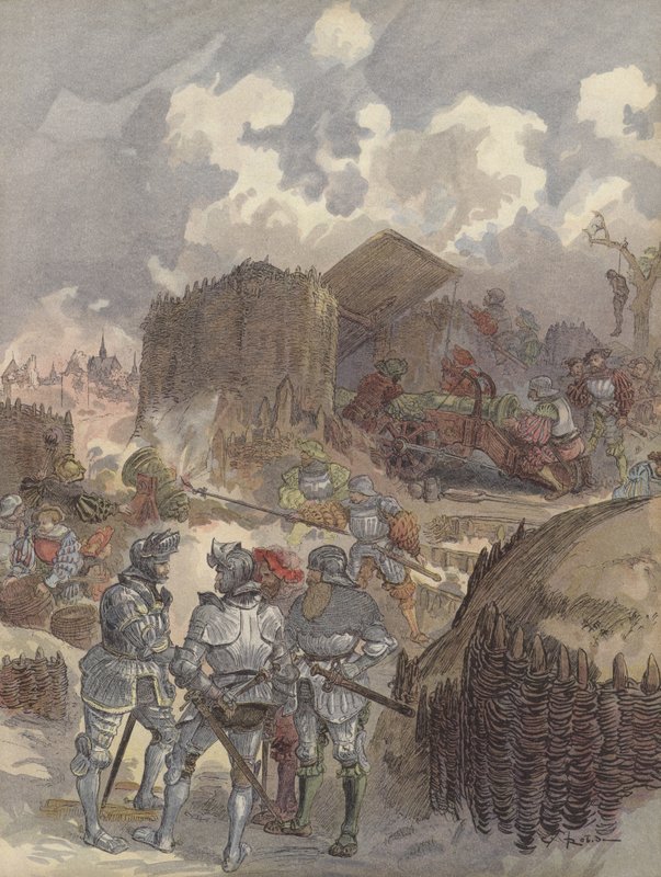 Bayard au siège de Mézières - Albert Robida
