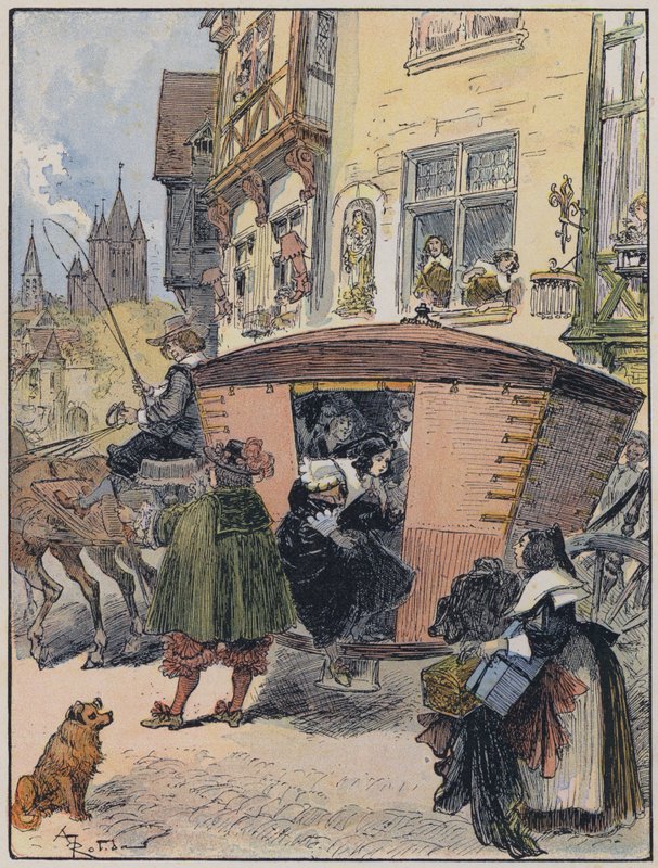 Illustration pour Le Capitaine Bellormeau par et illustré par A Robida - Albert Robida