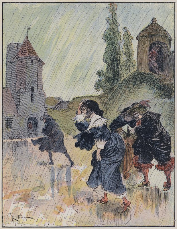 Illustration pour Le Capitaine Bellormeau par et illustré par A. Robida - Albert Robida