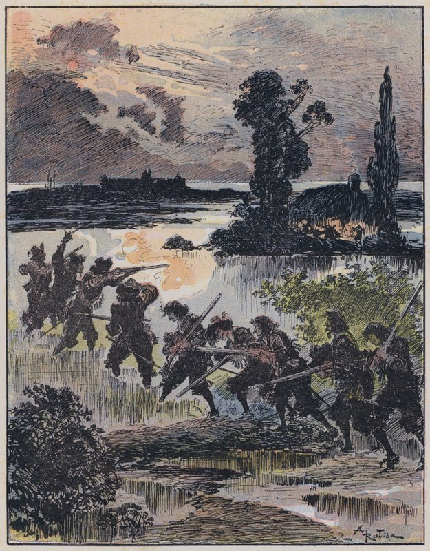 Illustration pour Le Capitaine Bellormeau par et illustré par A Robida - Albert Robida