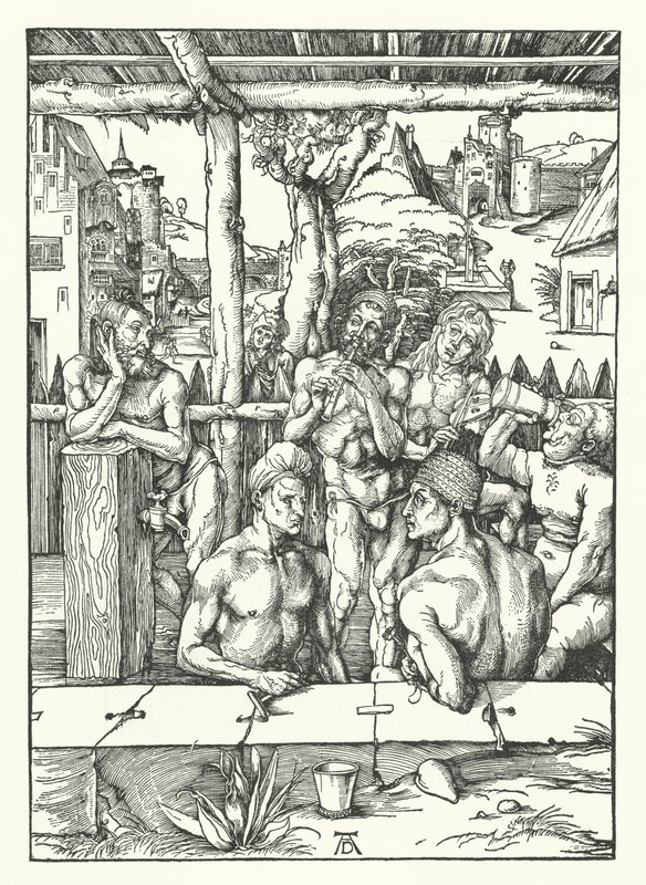 Le bain des hommes - Albrecht Dürer