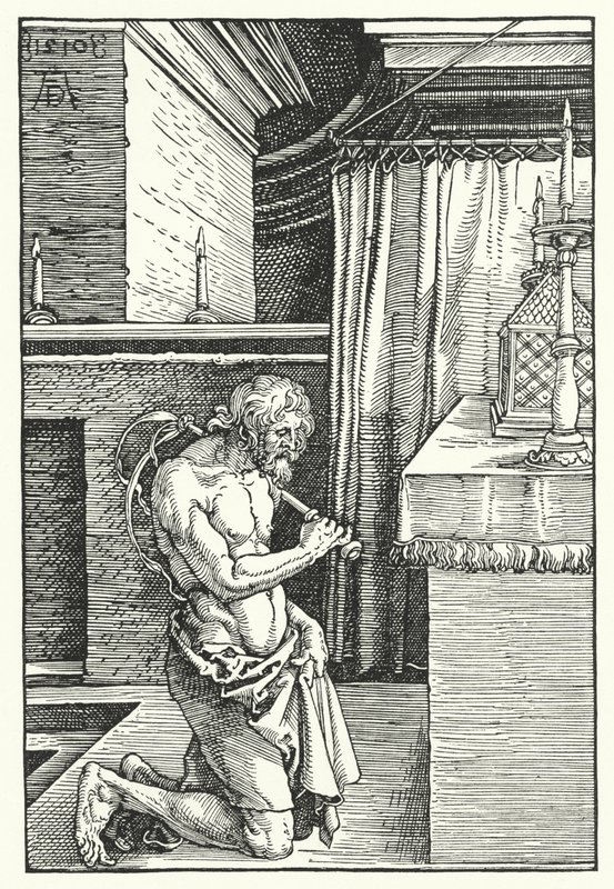 Le roi David faisant pénitence - Albrecht (after) Durer or Duerer