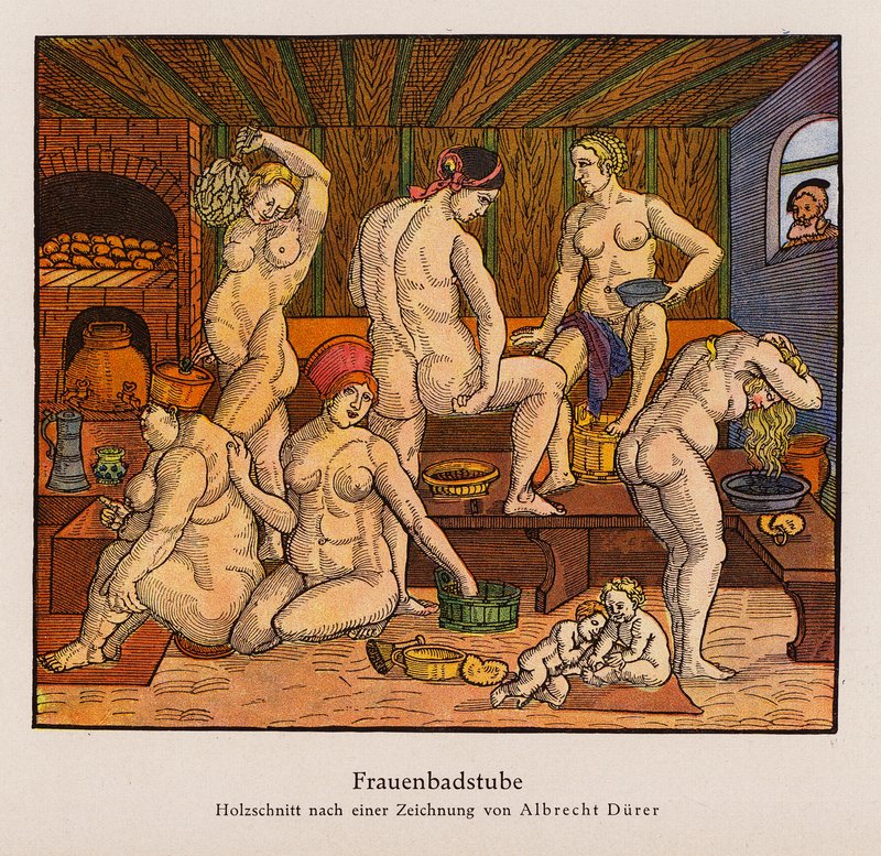 Bains pour femmes - Albrecht (after) Durer or Duerer