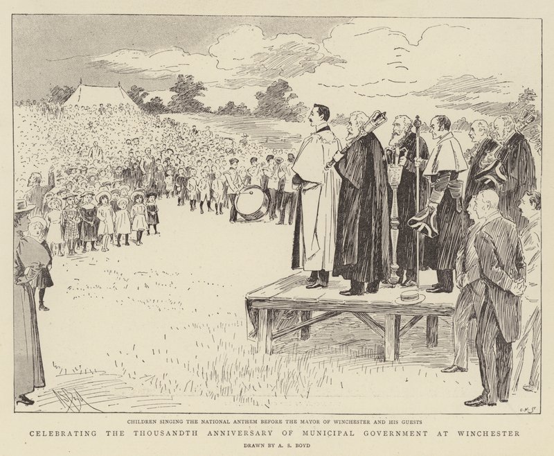 Célébration du Millénaire du Gouvernement Municipal à Winchester - Alexander Stuart Boyd
