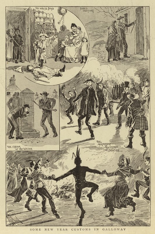 Quelques coutumes du Nouvel An en Galloway - Alexander Stuart Boyd