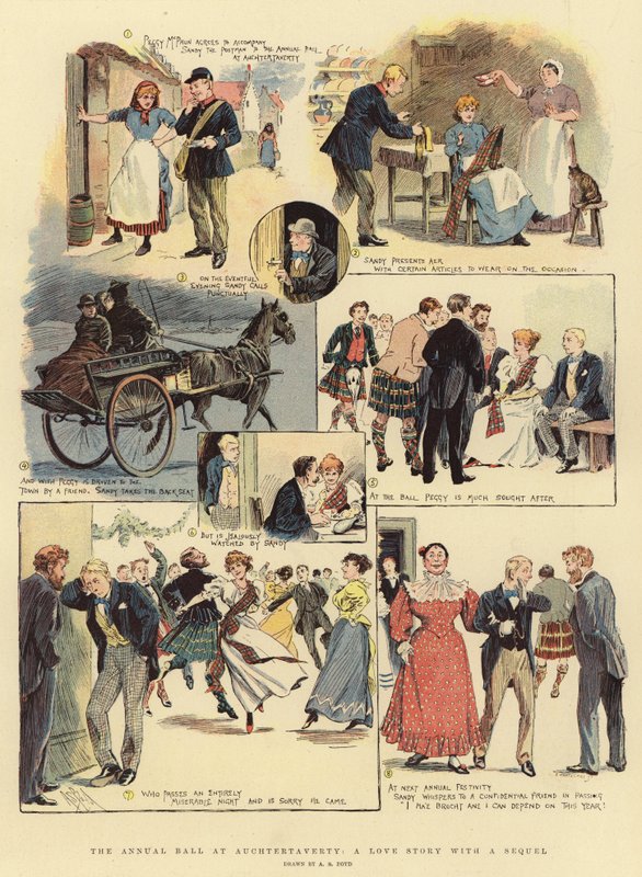 Le bal annuel à Auchtertaverty, une histoire d