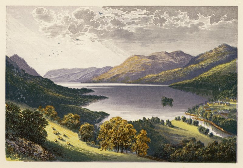 Paysage de loch écossais : Loch Earn - Alexander Francis (after) Lydon