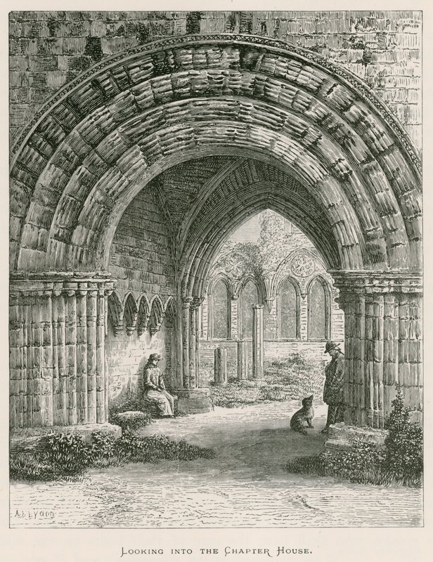 Abbaye de Furness, vue sur la salle capitulaire - Alexander Francis Lydon