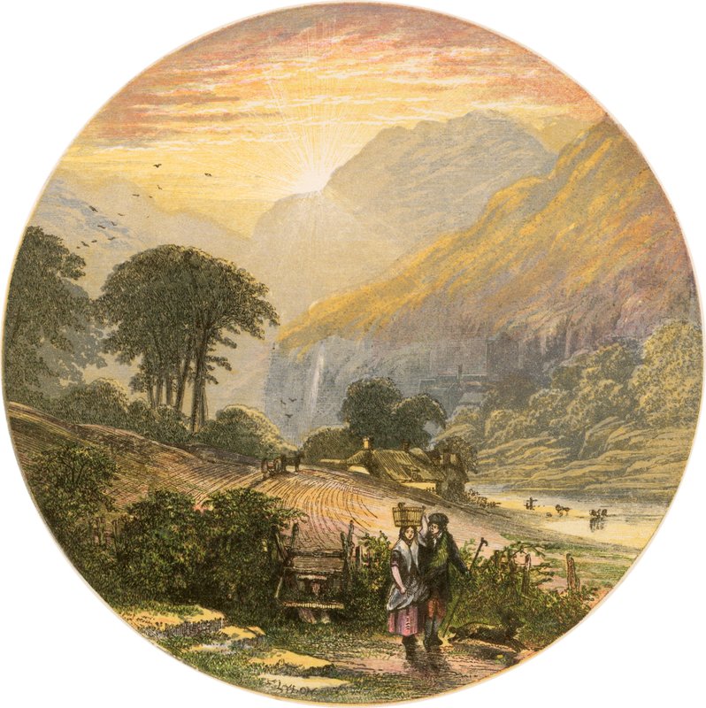 Paysage du Lake District - Alexander Francis Lydon