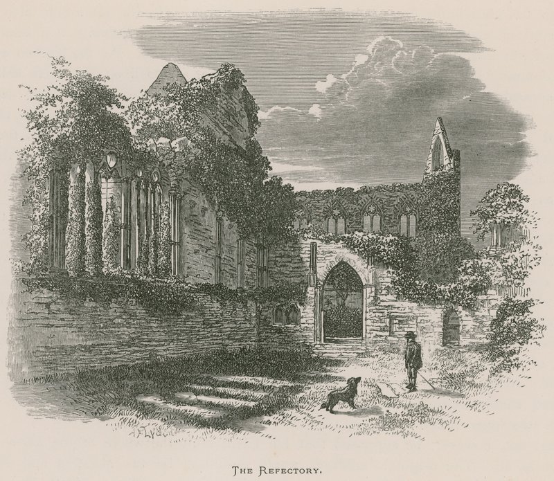 Abbaye de Tintern, Le Réfectoire - Alexander Francis Lydon