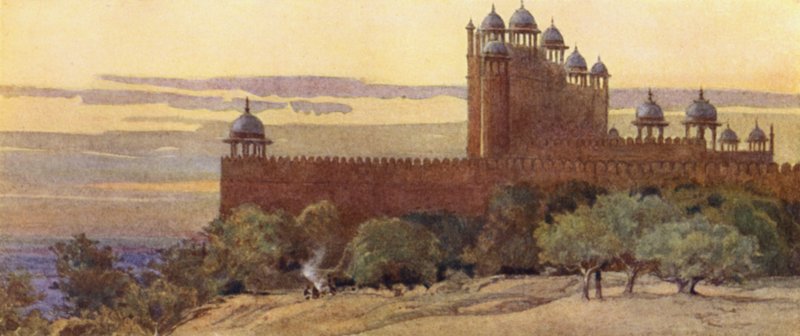 La Mosquée et la Porte de la Victoire, Fatehpur Sikri - Alexander Henry Hallam Murray