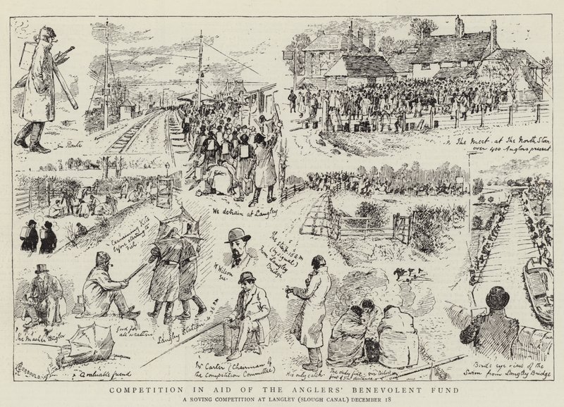 Compétition au profit du Fonds de Bienfaisance des Pêcheurs - Alfred Chantrey Corbould