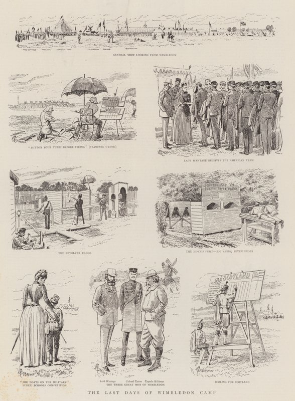 Les derniers jours du camp de Wimbledon - Alfred Chantrey Corbould