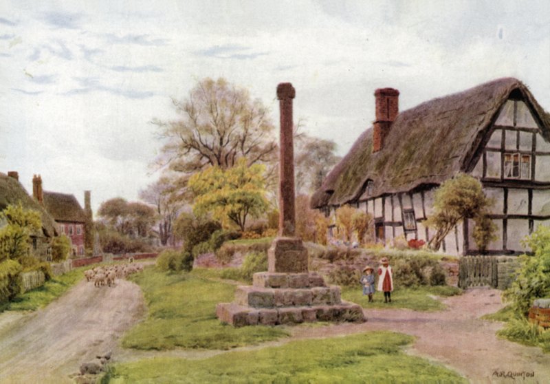 Croix du village, Ashton-under-Hill, Gloucester - Alfred Robert Quinton