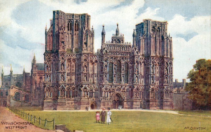Cathédrale de Wells, façade ouest - Alfred Robert Quinton