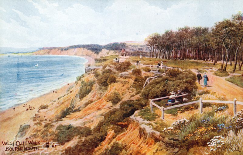 Promenade de la falaise ouest, Bournemouth - Alfred Robert Quinton