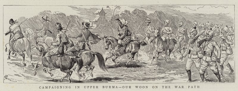Campagne en Haute-Birmanie, notre Woon sur le sentier de la guerre - Alfred Chantrey Corbould