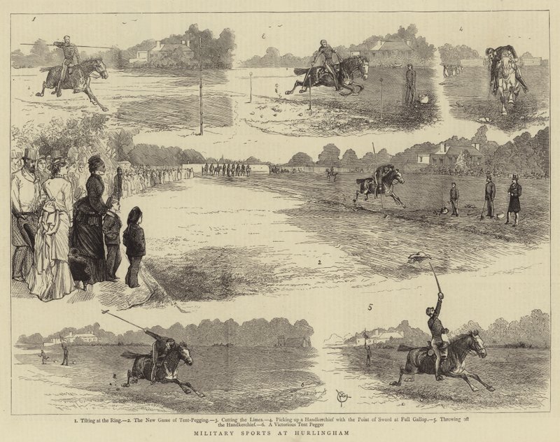 Sports Militaires à Hurlingham - Alfred Chantrey Corbould