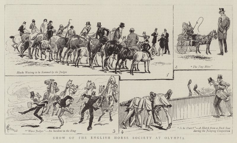 Exposition de la Société anglaise du cheval à Olympia - Alfred Chantrey Corbould