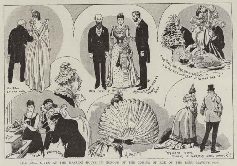 Le bal donné à Mansion House en l
