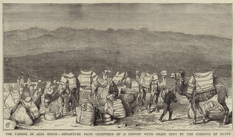 La Famine en Asie Mineure, Départ de Celephkia d