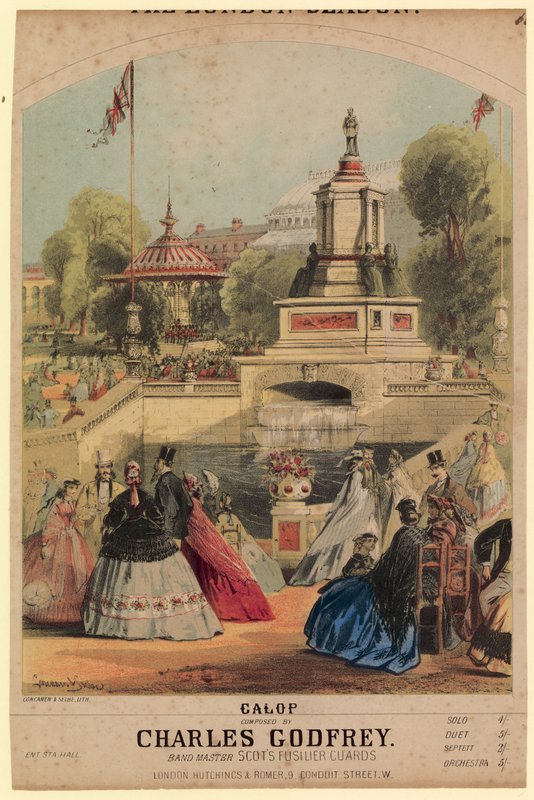Galop. Montrant le jardin de la Royal Horticultural Society créé pour coïncider avec l