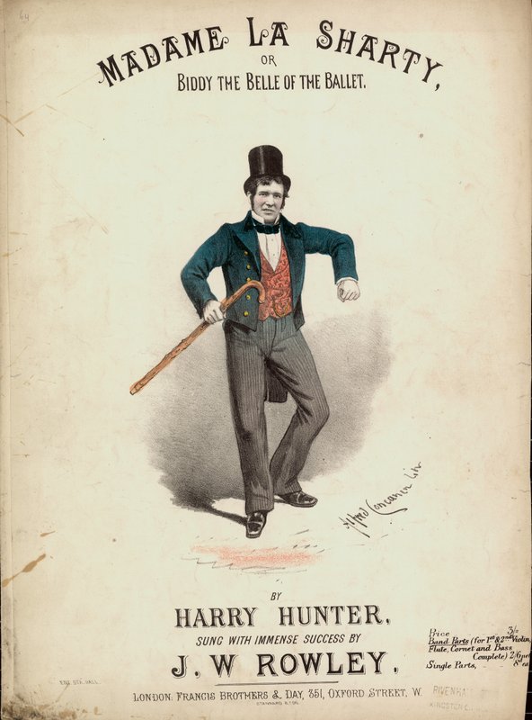 Madame La Sharty ou Biddy la Belle du Ballet - Alfred Concanen