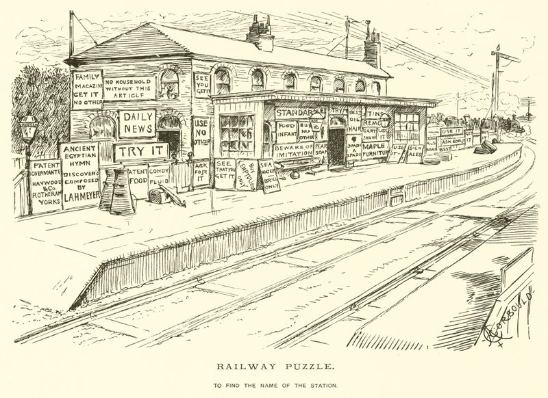 Puzzle ferroviaire - Alfred Courbould