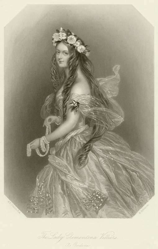 Lady Clementina Villiers - Alfred Edward Chalon