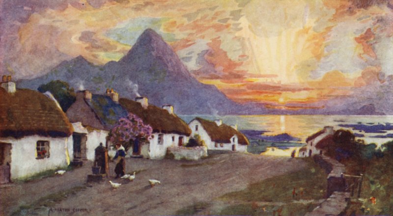 Croag Patrick et Clew Bay, Westport, comté de Galway - Alfred Heaton Cooper