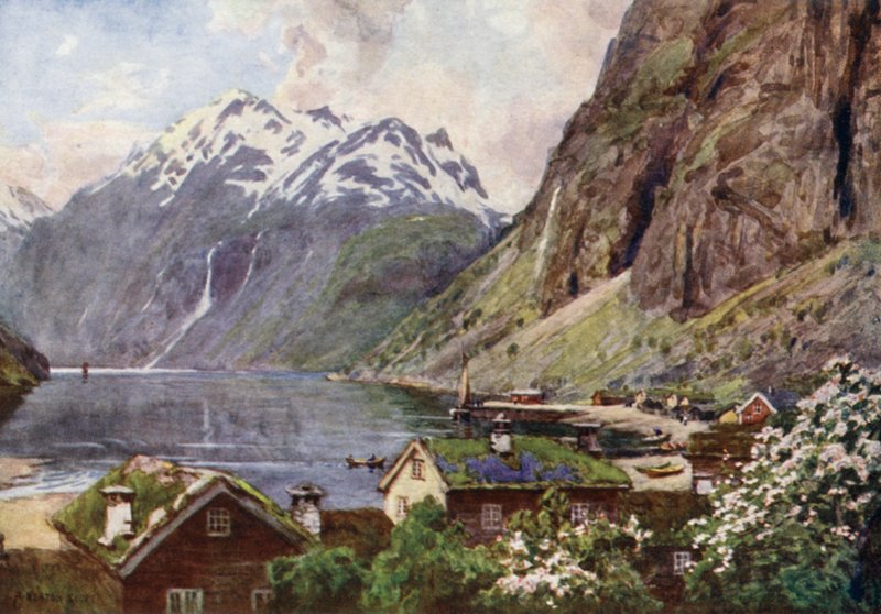 Geirangerfjord - Alfred Heaton Cooper