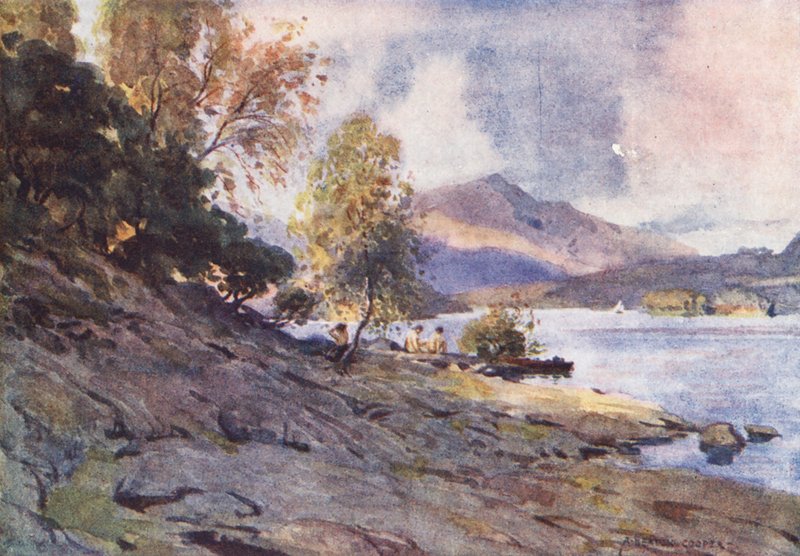 District des Lacs : Par les rives de Derwentwater - Alfred Heaton Cooper