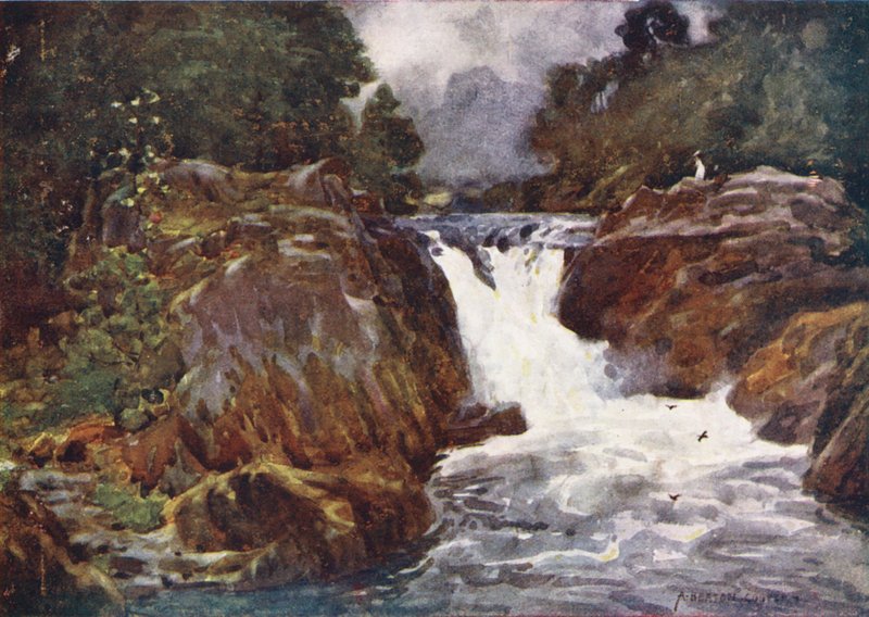 District des Lacs : Skelwith Force, Langdale - Alfred Heaton Cooper