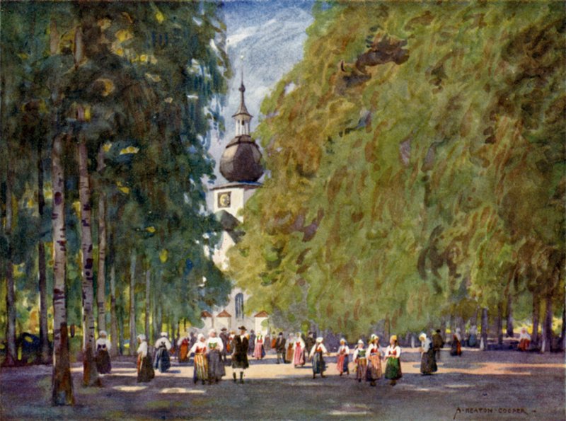 Église de Leksand - Alfred Heaton Cooper