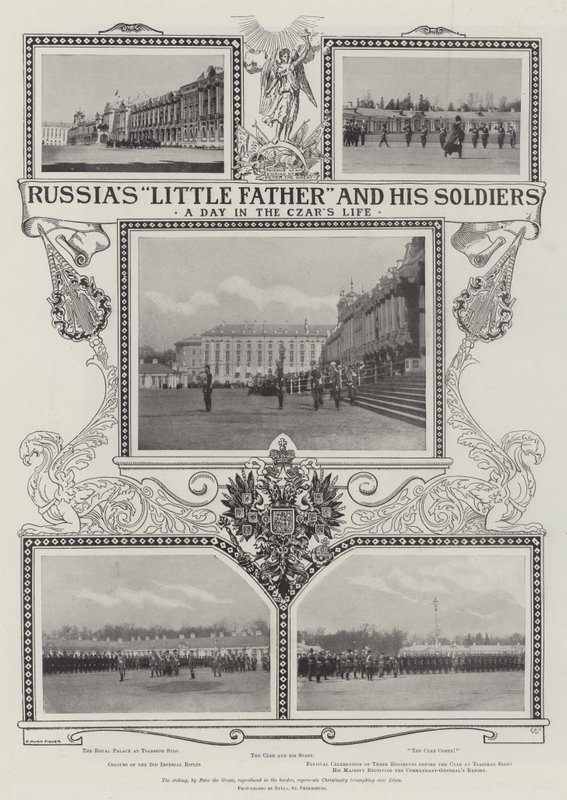 Le Petit Père de la Russie et ses Soldats - Alfred Hugh Fisher