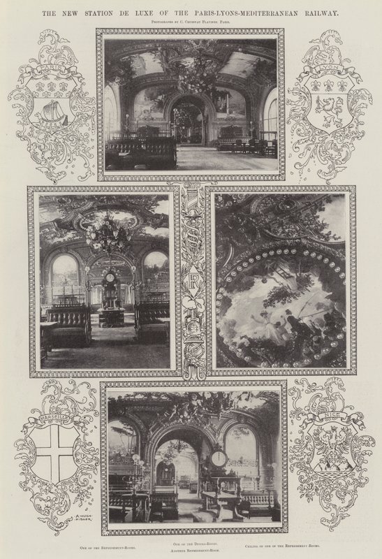 La Nouvelle Gare De Luxe du Chemin de Fer Paris-Lyon-Méditerranée - Alfred Hugh Fisher