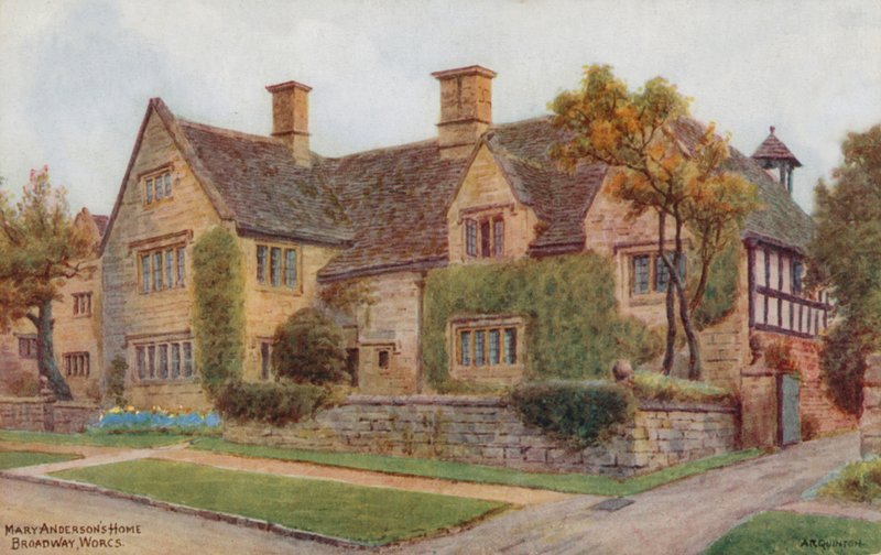Maison de Mary Anderson, Broadway Worcestershire - Alfred Robert Quinton