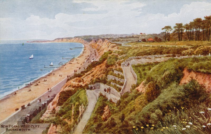 New Zig-zag West Cliff, Bournemouth - Alfred Robert Quinton