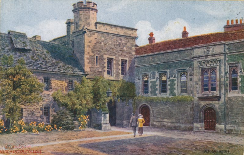 Cour extérieure, Winchester College - Alfred Robert Quinton