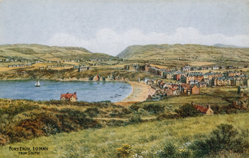Port Erin, Île de Man, depuis le Sud - Alfred Robert Quinton