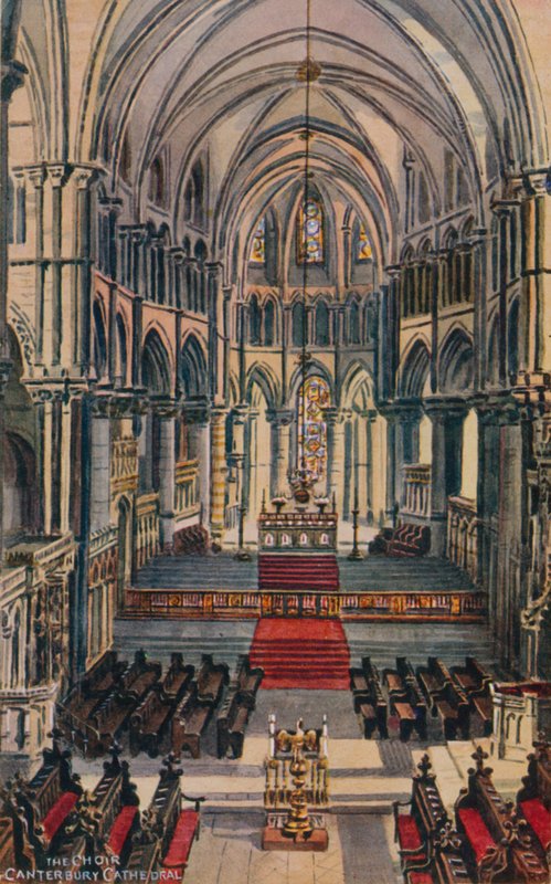 Le Chœur de la Cathédrale de Canterbury - Alfred Robert Quinton