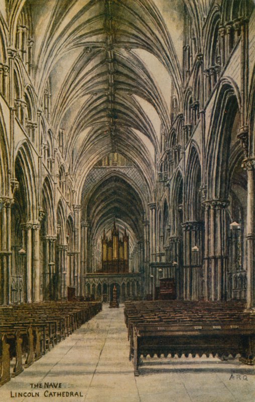 La Nef, Cathédrale de Lincoln - Alfred Robert Quinton