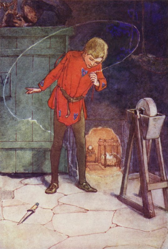 Il aperçut la Fée Clochette dans son verre - Alice Bolingbroke (after) Woodward