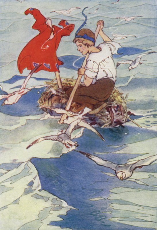 Il étendit son manteau au vent et navigua joyeusement - Alice Bolingbroke (after) Woodward