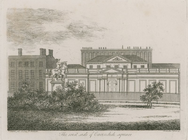 Le côté ouest de Cavendish Square, Londres - Alois Schonn