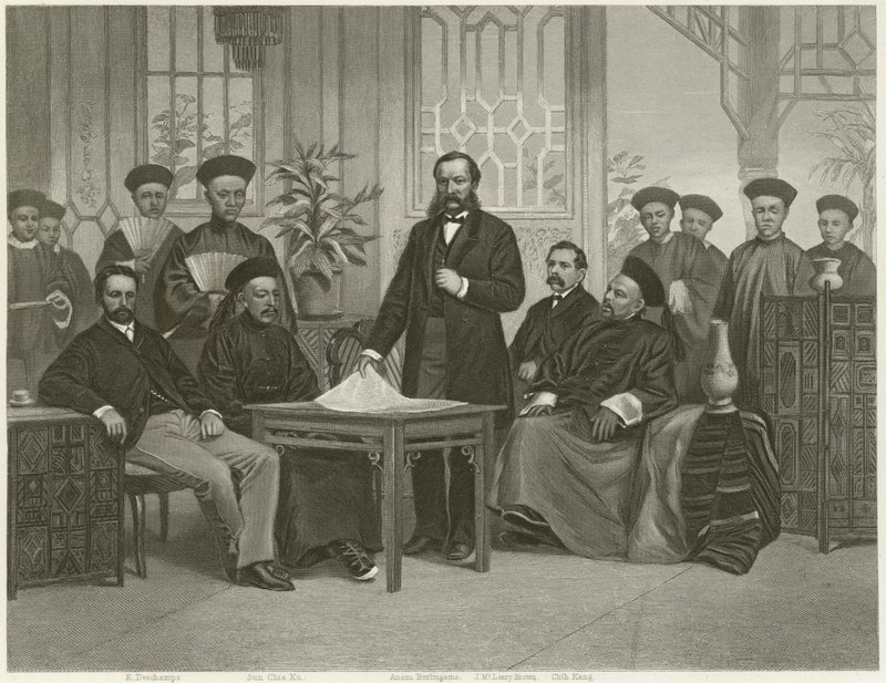 Ambassade chinoise auprès des puissances étrangères, 1868 - Alonzo Chappel
