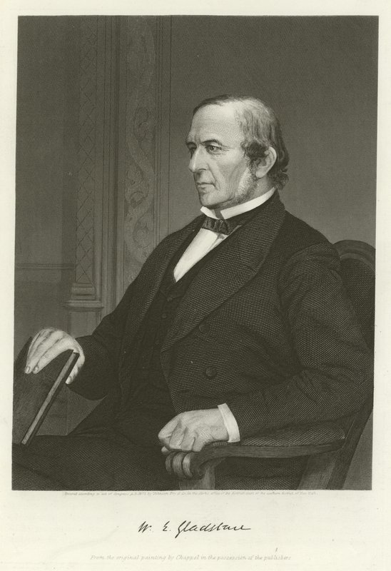 William Ewart Gladstone, homme politique libéral britannique - Alonzo Chappel