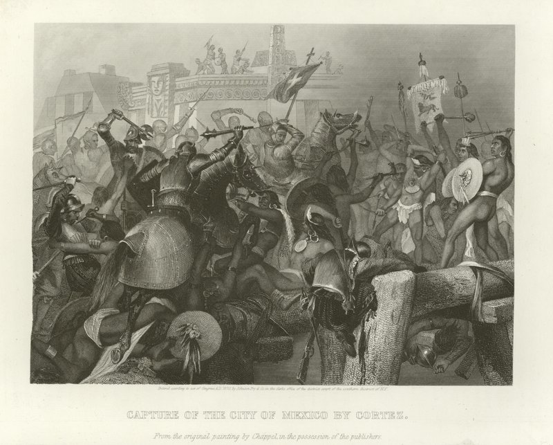 Capture de la ville de Mexico - Alonzo Chappel