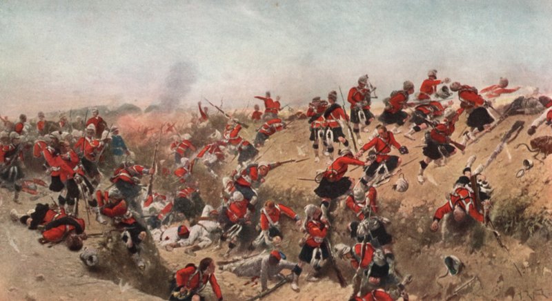 Assaut de Tel el Kebir par les Black Watch, Égypte, 1882 - Alphonse Marie de Neuville