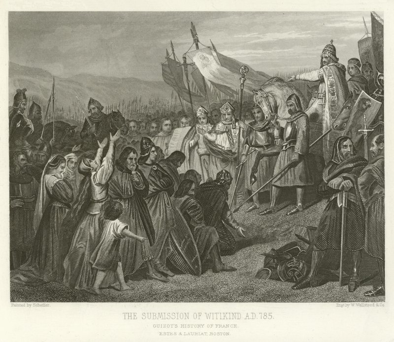 La Soumission de Witikind, 785 après J.-C. - Alphonse Marie de Neuville